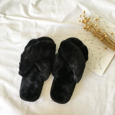 Πανέμορφες γυναικείες παντόφλες σε γκρι και μαύρο χρώμα