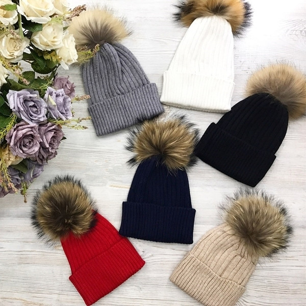 Καθημερινό γυναικέιο χειμωνιάτικο καπέλο με μαλακό fleece, πολλά χρώματα
