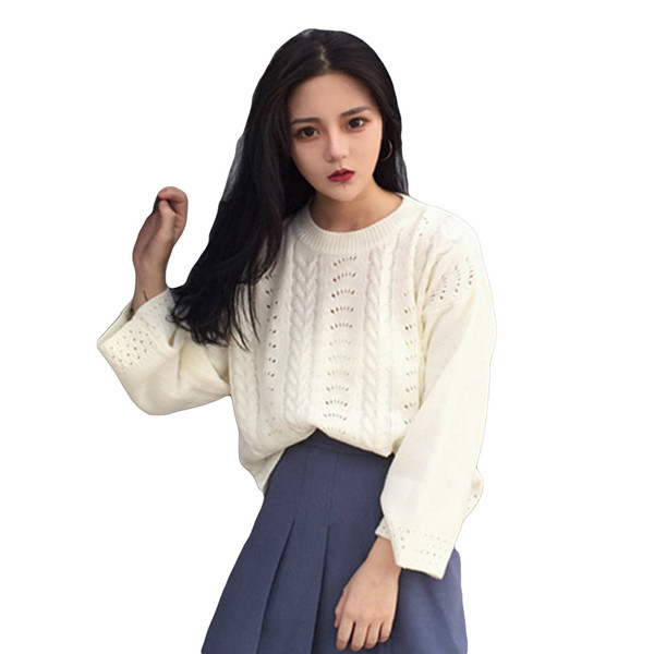 Κομψό γυναικείο πουλόβερ για το χειμώνα σε τρία χρώματα