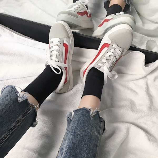 Περιστασιακά γυναικεία πάνινα παπούτσια κατάλληλα για το  φθινόπωρο