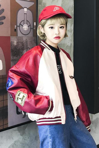 Μοντέρνο μπουφάν με διακοσμητικές εφαρμογές