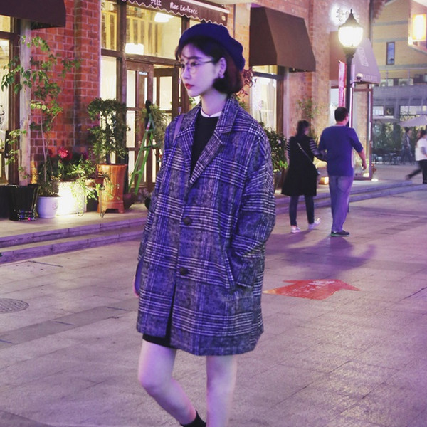 Φθινοπωρινό μακρύ γυναικεία παλτό κατάλληλο για την καθημερινή ζωή