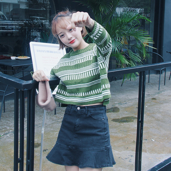 Γυναικείο πλεκτό πουλόβερ 