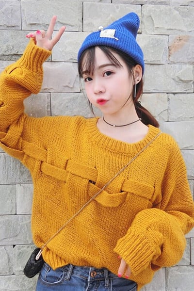 Καθημερινό γυναικείο πουλόβερ, κατάλληλο για τις κρύες μέρες