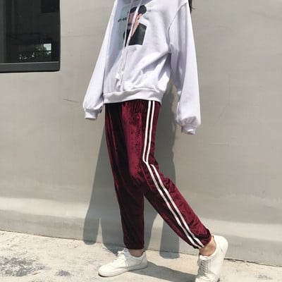 Κομψό γυναικείο παντελόνι με λωρίδες σε διάφορα χρώματα