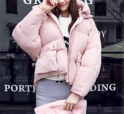 Μεγάλο χειμωνιάτικο γυναικείο μπουφάν με τσέπες και κουκούλα σε διάφορα σχέδια και χρώματα