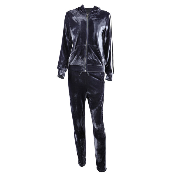 Καθημερινή αθλητική γυναικεία φόρμα από μαλακό ύφασμα, 4 χρώματα