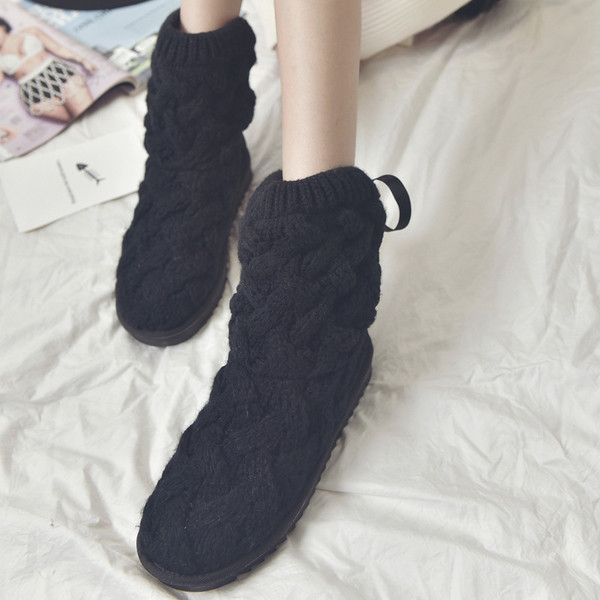 Γυναικείες μπότες με ζεστή επένδυση και αδιάβροχη σόλα, 2 χρώματα