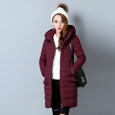 Удобно дамско дълго яке тип грейка с практична качулка,4 цвята