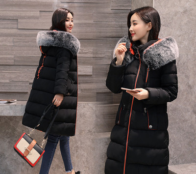 Χειμερινό μπουφάν με μαλακή γούνα και κουκούλα σε τέσσερα διαφορετικά χρώματα