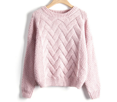 Γυναικεία πουλόβερ σε στυλ ρετρό με κολάρο σε σχήμα O, 6 χρωμάτων