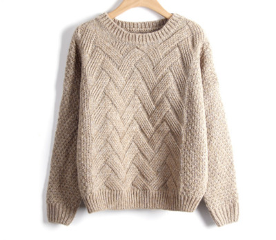 Γυναικεία πουλόβερ σε στυλ ρετρό με κολάρο σε σχήμα O, 6 χρωμάτων