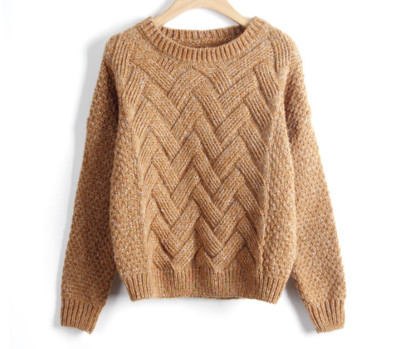 Γυναικεία πουλόβερ σε στυλ ρετρό με κολάρο σε σχήμα O, 6 χρωμάτων