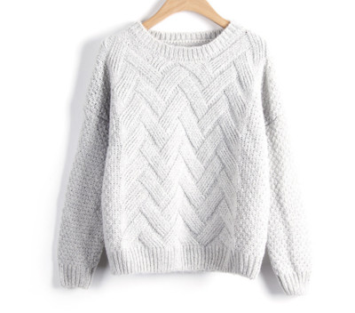 Γυναικεία πουλόβερ σε στυλ ρετρό με κολάρο σε σχήμα O, 6 χρωμάτων