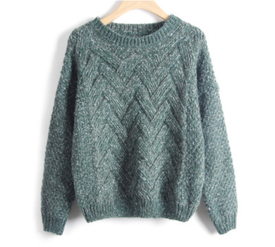 Γυναικεία πουλόβερ σε στυλ ρετρό με κολάρο σε σχήμα O, 6 χρωμάτων