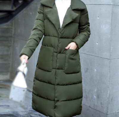 Дамско дълго яке тип грейка с джобове , 6 цвята