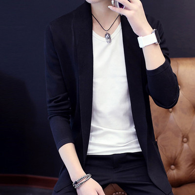 Стилна мъжка дълга плетена жилетка - 5 модела