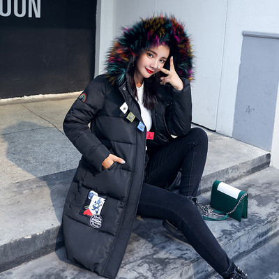 Γυναικείο μπουφάν με χνουδωτή κουκούλα και σε πολλά διαφορετικά χρώματα