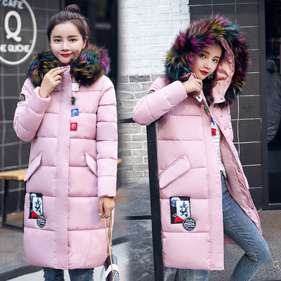 Γυναικείο μπουφάν με χνουδωτή κουκούλα και σε πολλά διαφορετικά χρώματα