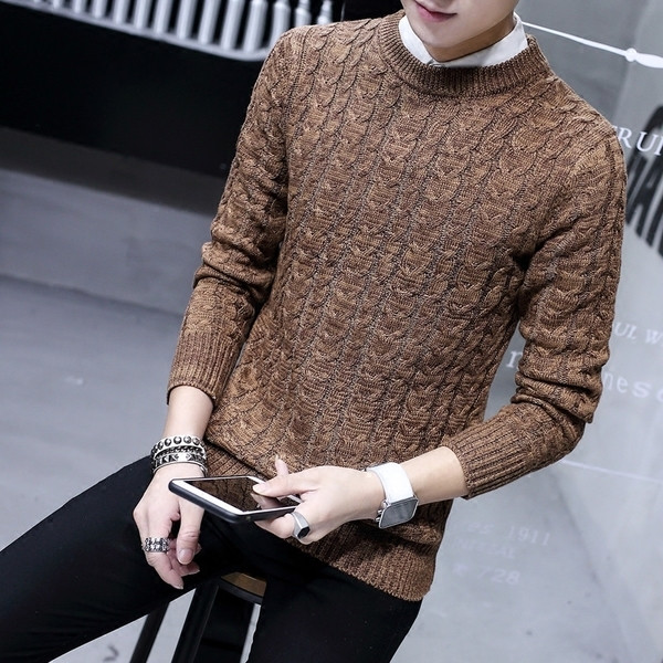 Λεπτό πουλόβερ για άνδρες σε 3 χρώματα