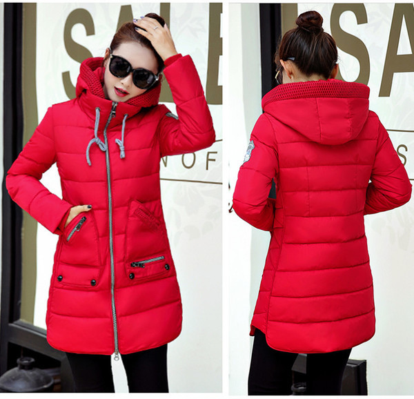 Γυναικείο μπουφάν με κουκούλα  και μεγάλες πρακτικές τσέπες