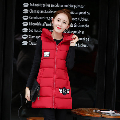 Γυναικέιο απλό, πολύ ζεστό γιλέκο με κουκούλα