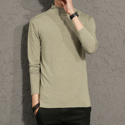 Κομψήανδρική μπλούζα  με  μακριά μανίκια, 5 χρωμάτων