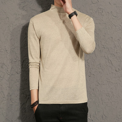 Κομψήανδρική μπλούζα  με  μακριά μανίκια, 5 χρωμάτων