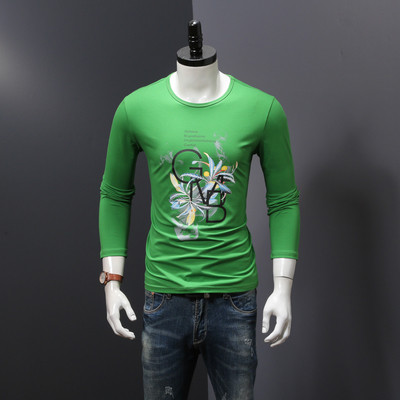 Τρέχον μοντέλο ανδρική  μπλούζα με μακρύ μανίκι για το φθινόπωρο