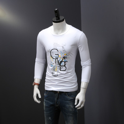 Τρέχον μοντέλο ανδρική  μπλούζα με μακρύ μανίκι για το φθινόπωρο