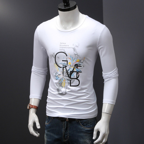 Τρέχον μοντέλο ανδρική  μπλούζα με μακρύ μανίκι για το φθινόπωρο