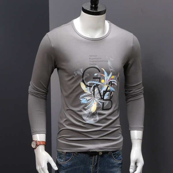 Τρέχον μοντέλο ανδρική  μπλούζα με μακρύ μανίκι για το φθινόπωρο