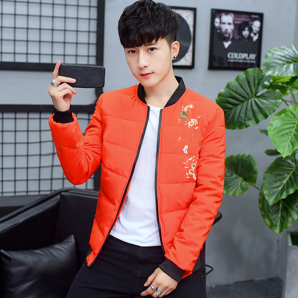 Ανδρικόμπουφλάν - μπέιζ-μπώλ και πολύχρωμα κεντήματα, 4 χρώματα