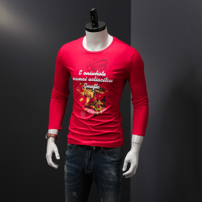 Μεγάλη ανδρική  μπλούζα με floral μοτίβα και επιγραφή