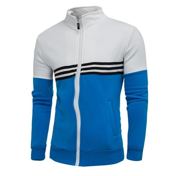 Много удобен мъжки спортен суичер с удобен за закопчаване цип