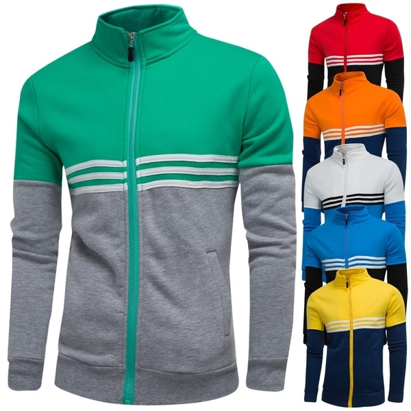 Много удобен мъжки спортен суичер с удобен за закопчаване цип