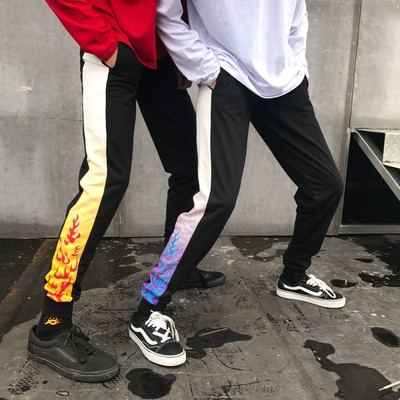 Μοντέρνα ανδρικά αθλητικά παντελόνια σε δύο χρώματα
