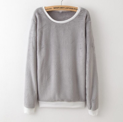 Καθημερινά πολύ μαλακά γυναικεία πουλόβερ με κολάρο σε σχήμα O, πολλά σχέδια