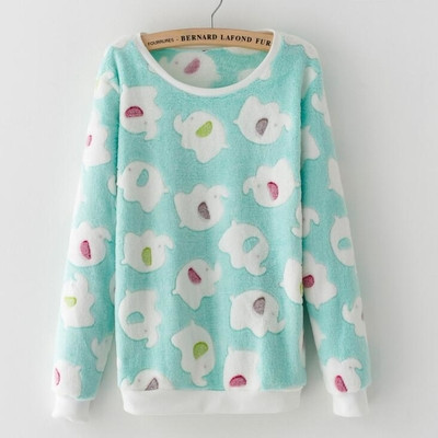 Καθημερινά πολύ μαλακά γυναικεία πουλόβερ με κολάρο σε σχήμα O, πολλά σχέδια