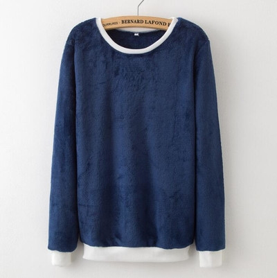 Καθημερινά πολύ μαλακά γυναικεία πουλόβερ με κολάρο σε σχήμα O, πολλά σχέδια