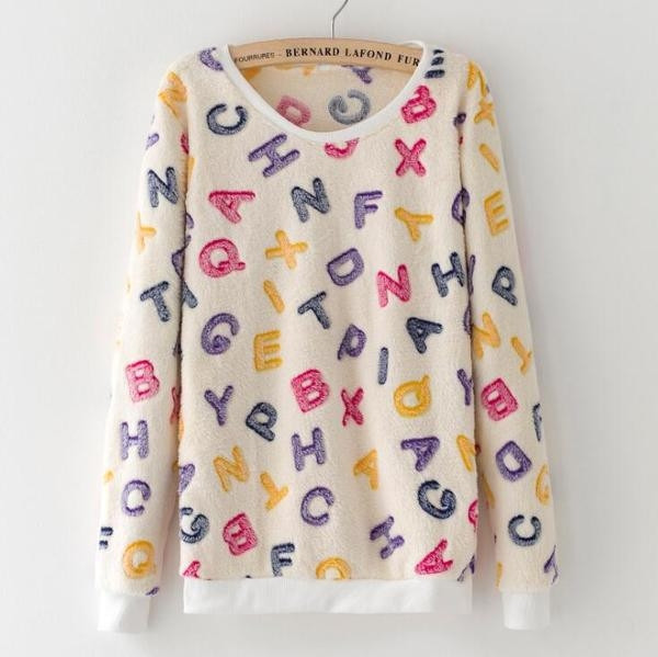 Καθημερινά πολύ μαλακά γυναικεία πουλόβερ με κολάρο σε σχήμα O, πολλά σχέδια