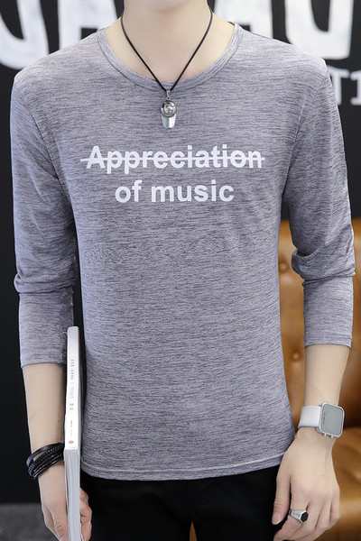 Μοντέρνο casual ανδρικό T-shirt - 2 μοντέλα σε διαφορετικά χρώματα