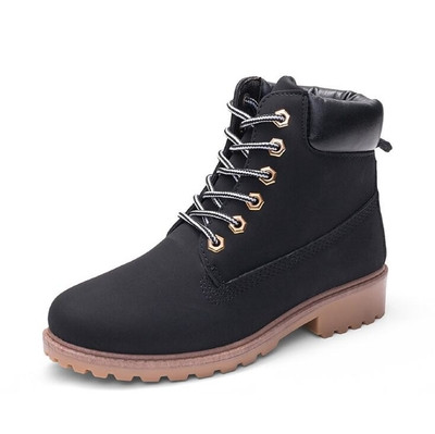 Casual  γυναικείες μπότες  με αντιολισθητικές σόλες σε στυλ ρετρό, πολλά χρώματα