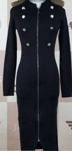 Κομψό  γυναικείο  φόρεμα με κοντό μανίκι 3/4, λαμπερά μαργαριτάρια και μακρύ σχέδιο - 6 μοντέλα