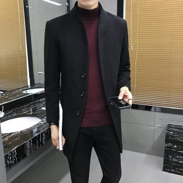 Ανδρικό κομψό παλτό σε 5 διαφορετικά χρώματα