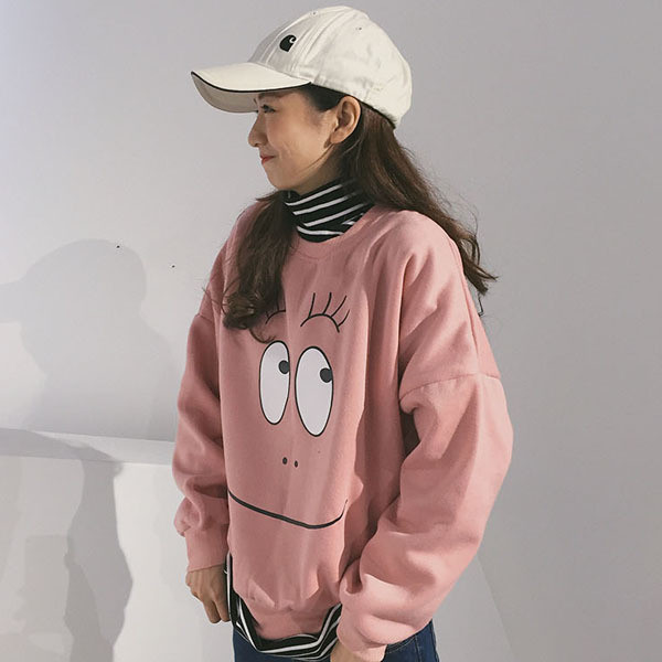 Γυναικεία μπλούζα  σε δύο χρώματα με εφαρμογή