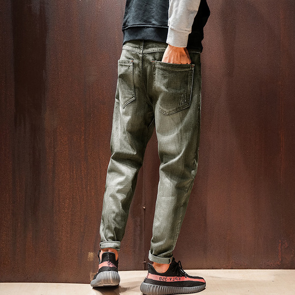 Άνετα ανδρικά τζιν κατάλληλες για  την καθημερινή ζωή, 2 μοντέλα