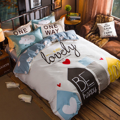 Спално бельо с анимационни изображения в два размера и различни разцветки