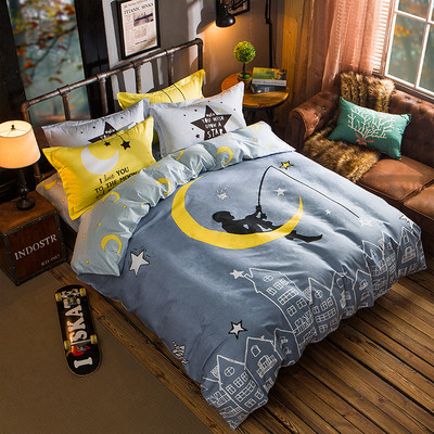 Спално бельо с анимационни изображения в два размера и различни разцветки