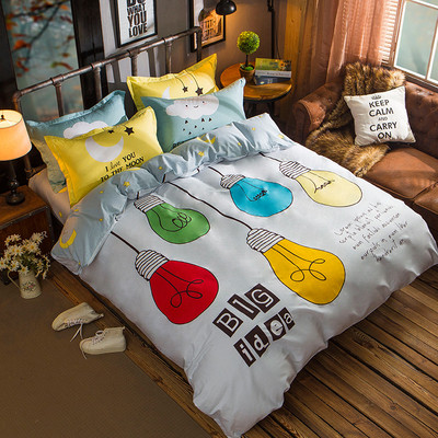 Спално бельо с анимационни изображения в два размера и различни разцветки